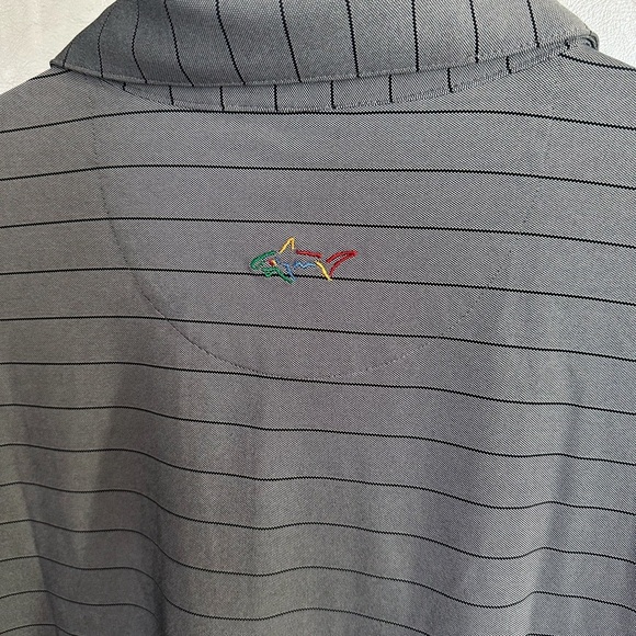Greg Norman Collection Gray Performance Polo Shirt - Picture 5 of 9